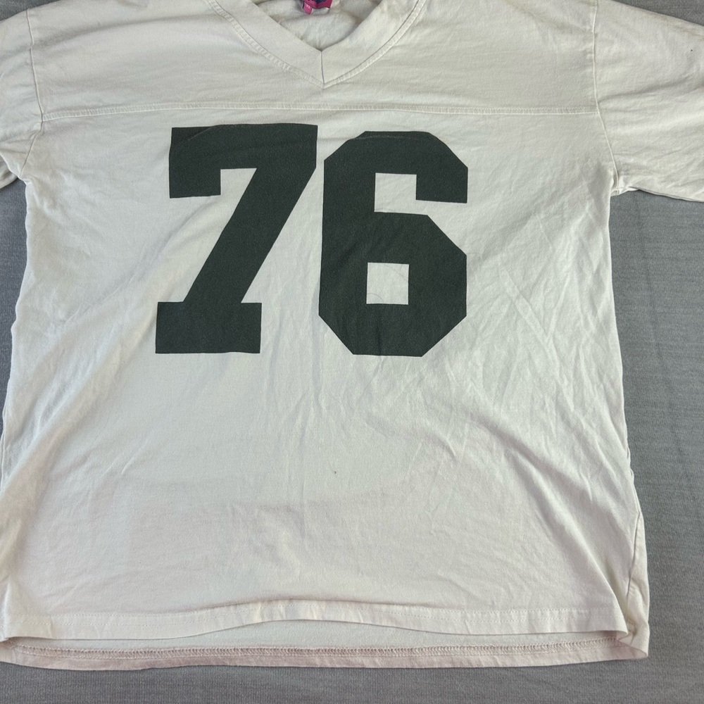 Edikted White Jersey with Black Number